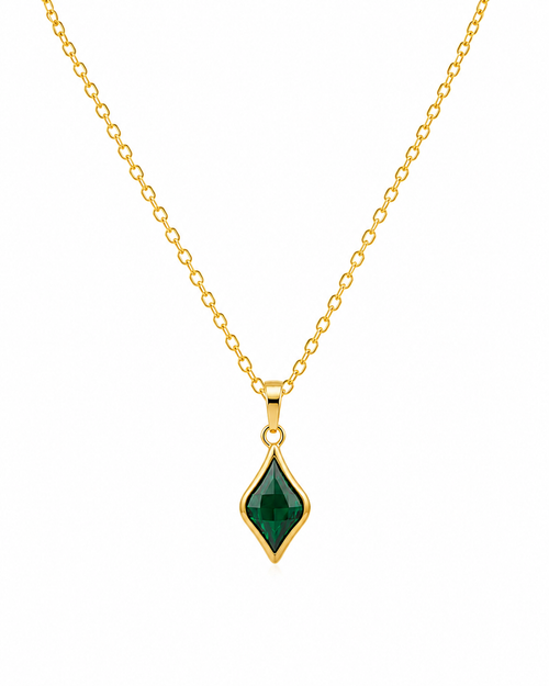 Emerald Kite Necklace
