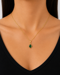 Emerald Kite Necklace