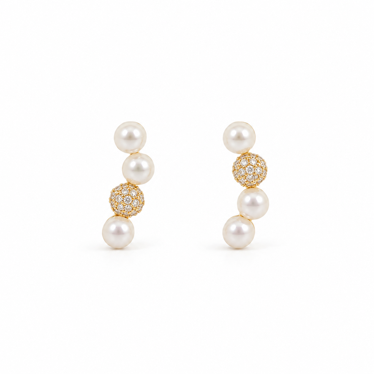Celeste Pearl-Accent Stud Earrings