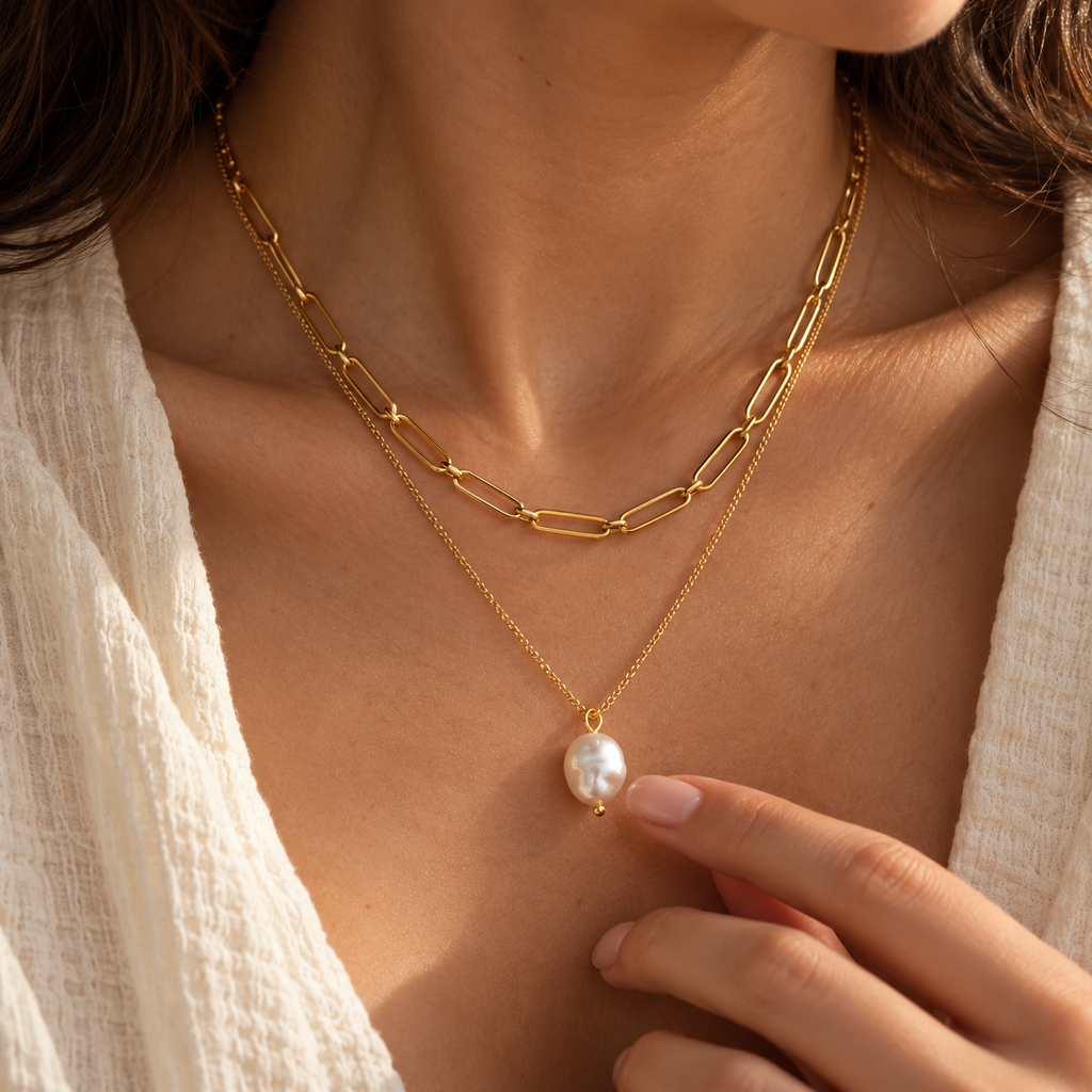 Elara Pearl Necklace