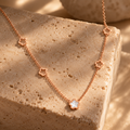 Rosé Fleur Necklace
