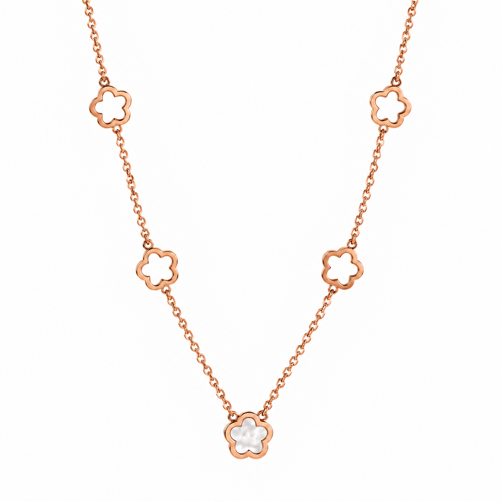 Rosé Fleur Necklace