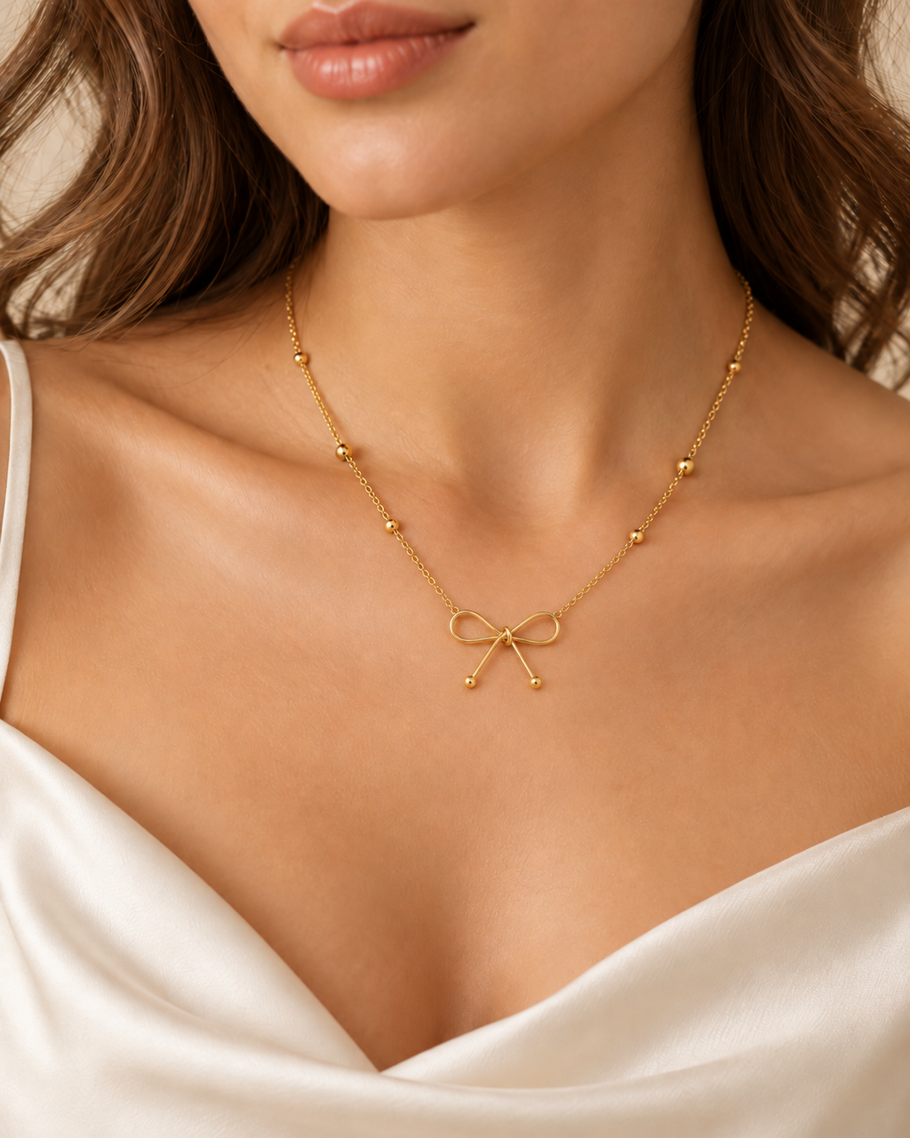 Amélie Bow Necklace