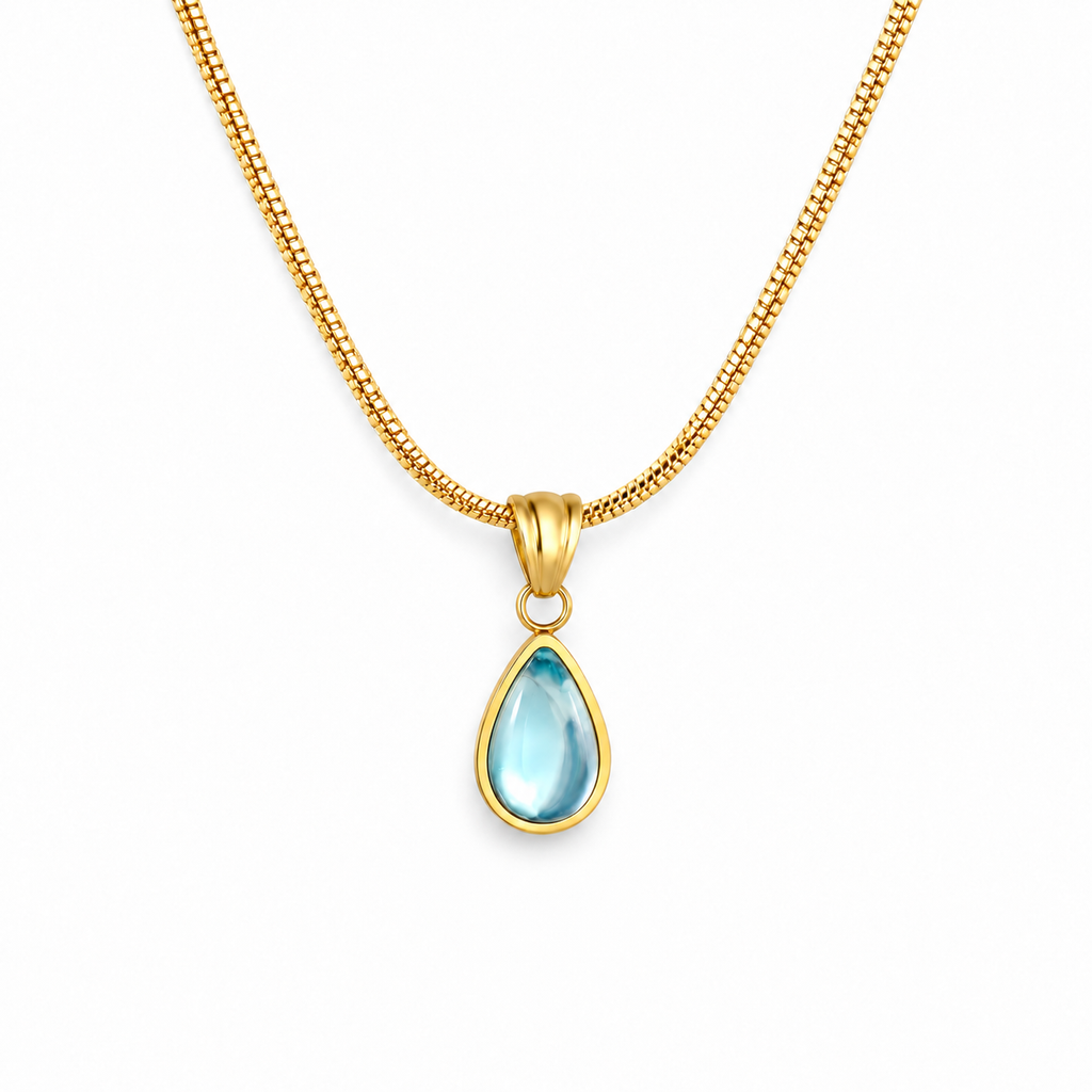 Azure Drop Necklace
