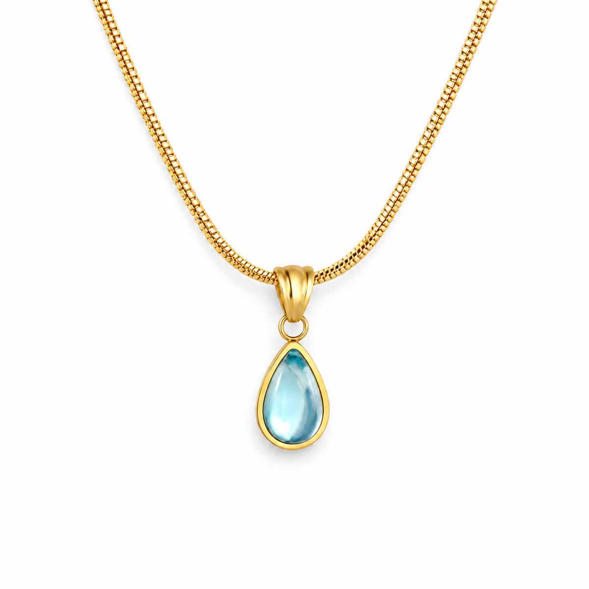 Azure Drop Necklace