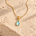 Azure Drop Necklace