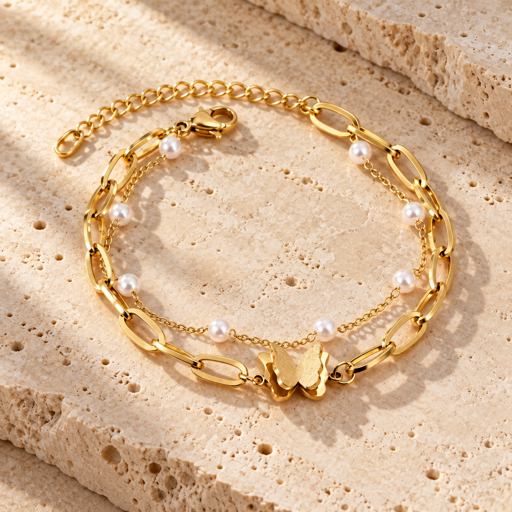 Papillon Pearl Bracelet